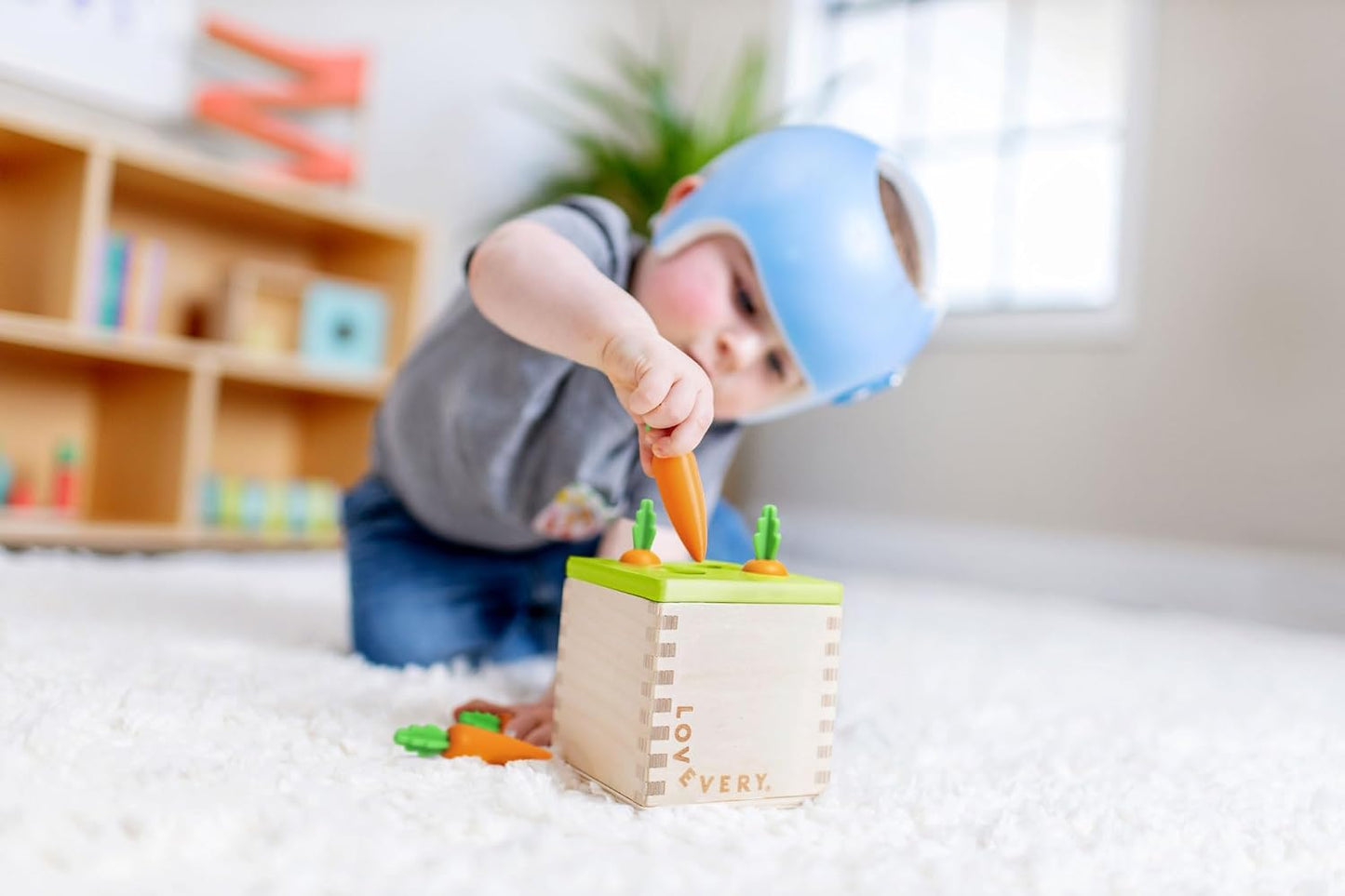 LOVEVERY, the Babbler Play Kit with Bonus Book 'Where Is Crew's Shoe', Birthday Play Kit, Montessori Toddler Toy (Best Birthday Gift for 1 Year Old)
