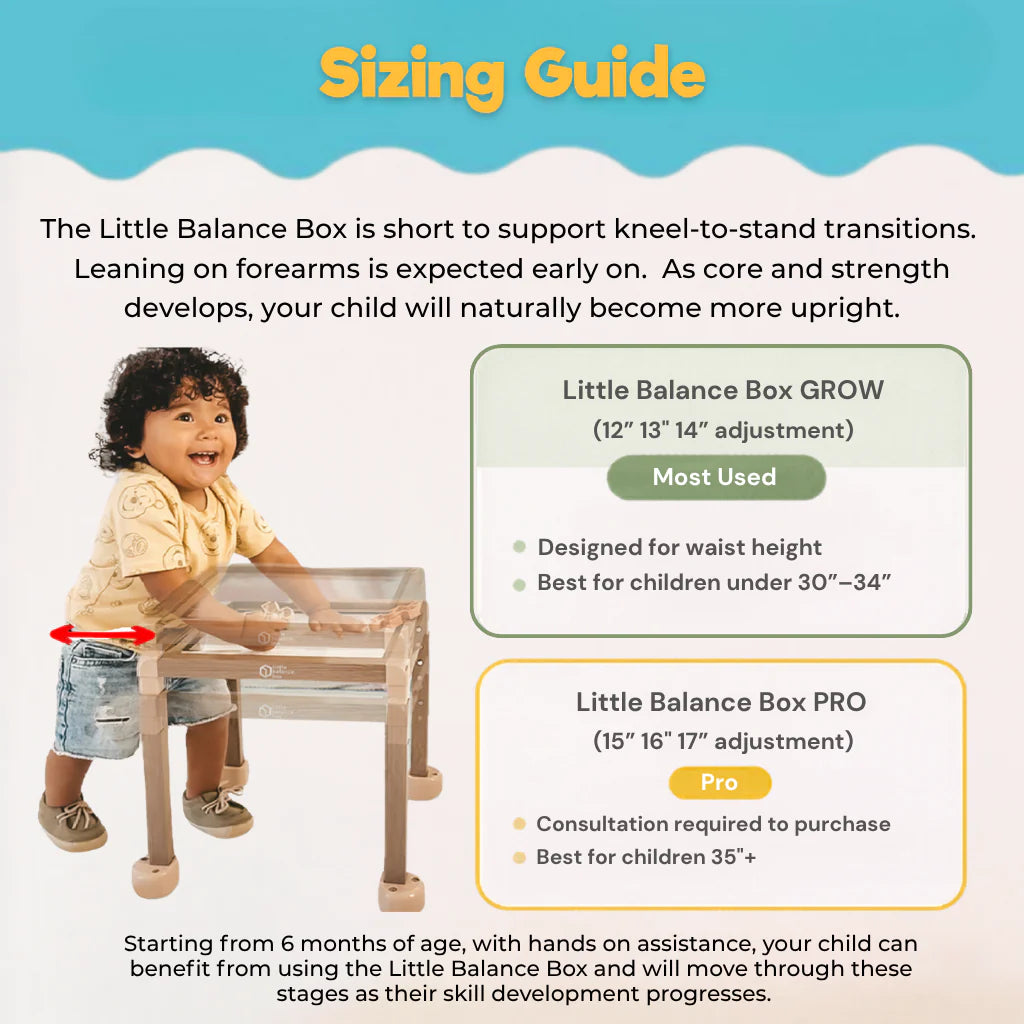 Little Balance Box® Grow – Adjustable Developmental Push and Pull Tool