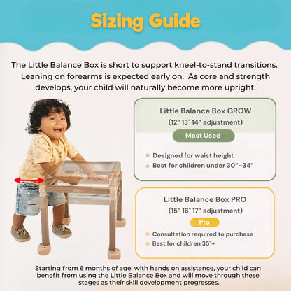 Little Balance Box® Grow – Adjustable Developmental Push and Pull Tool