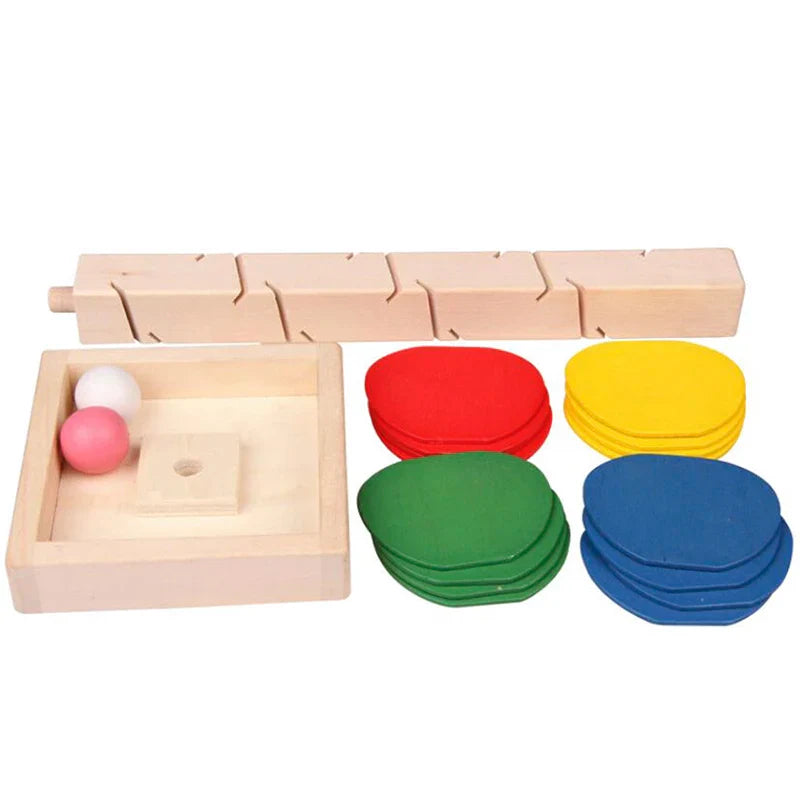 Wooden Musical Tree Toy and Marble Ball Run Track Game for Toddlers - Montessori Educational Toy for Boys and Girls