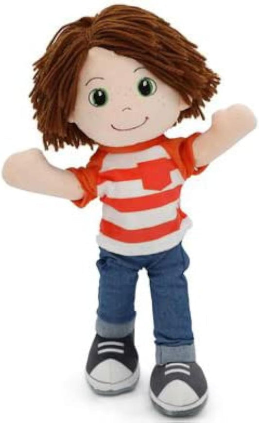 14-Inch Sensory Plush Baby Doll for Boys (Ollie) - Washable Rag Doll for Infants and Toddlers, Perfect Gift for Baby Showers, Birthdays, and Special Occasions