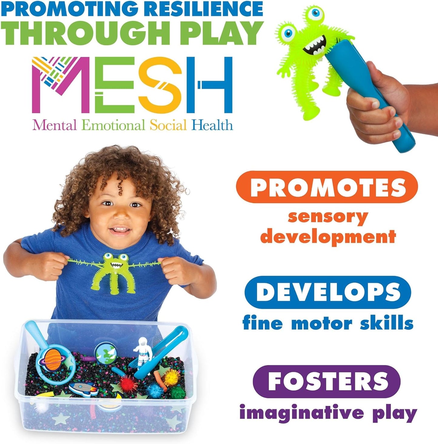 Sensory Bin: Outer Space Toys - Preschool and Toddler Sensory Toys