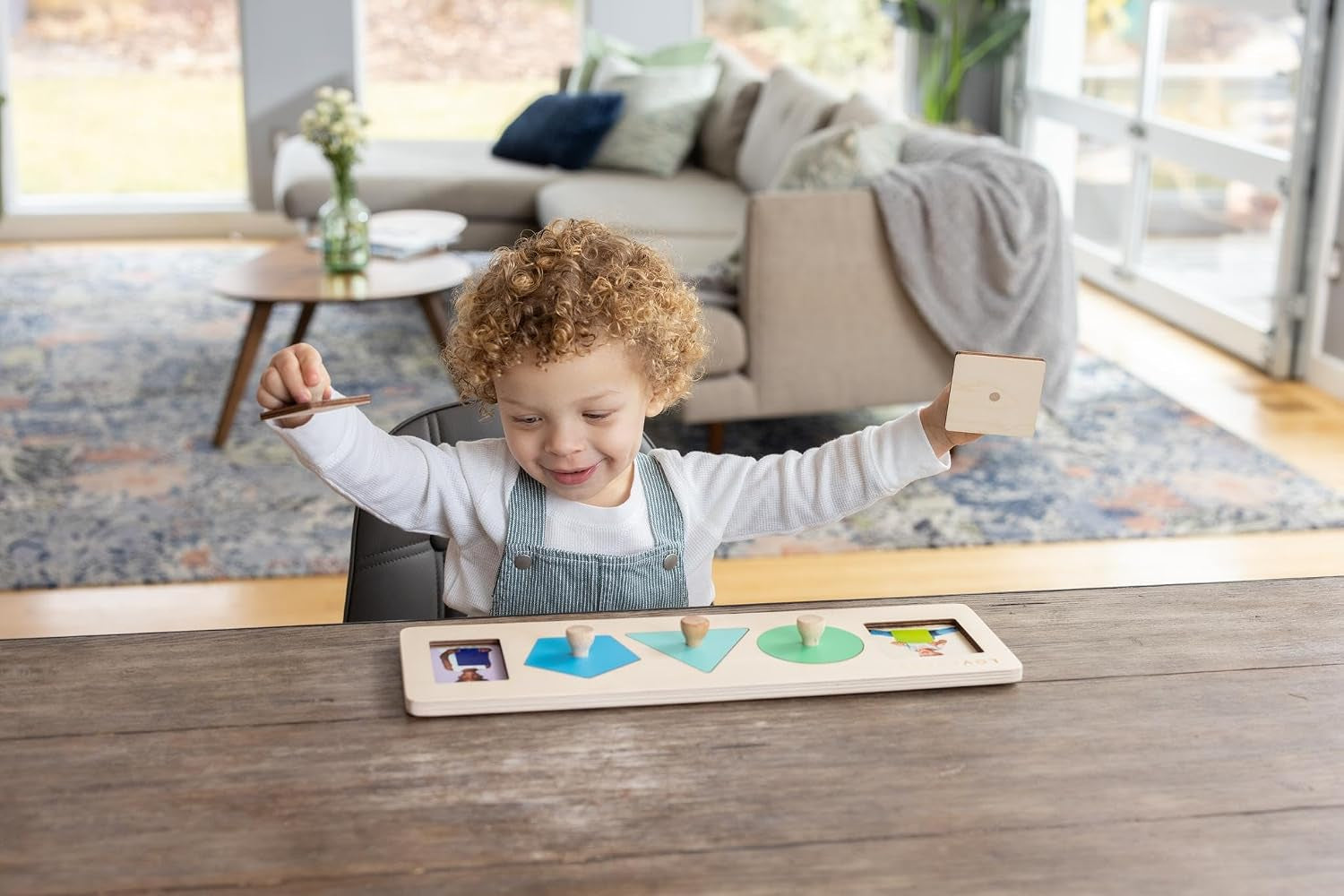 Friends of All Shapes Puzzle - Montessori Toddler Toy, Ages 16 Months+
