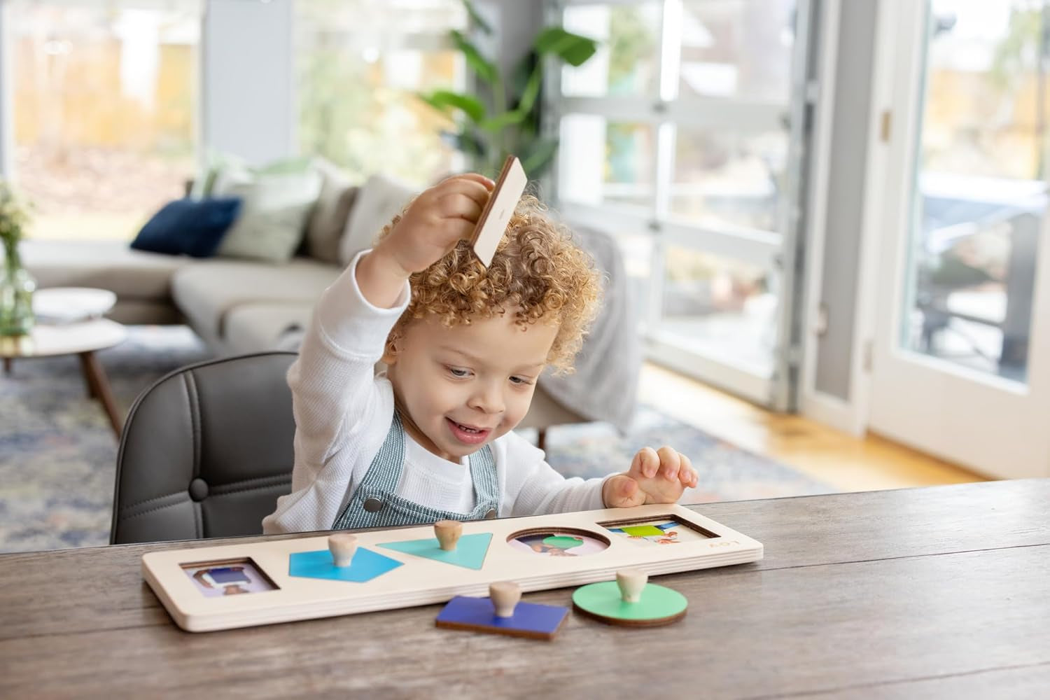 Friends of All Shapes Puzzle - Montessori Toddler Toy, Ages 16 Months+