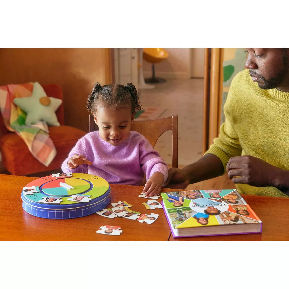 Toddler Emotions Play Collection Mini Kit 18M+, 3 Pieces - Wood, Sensory Development