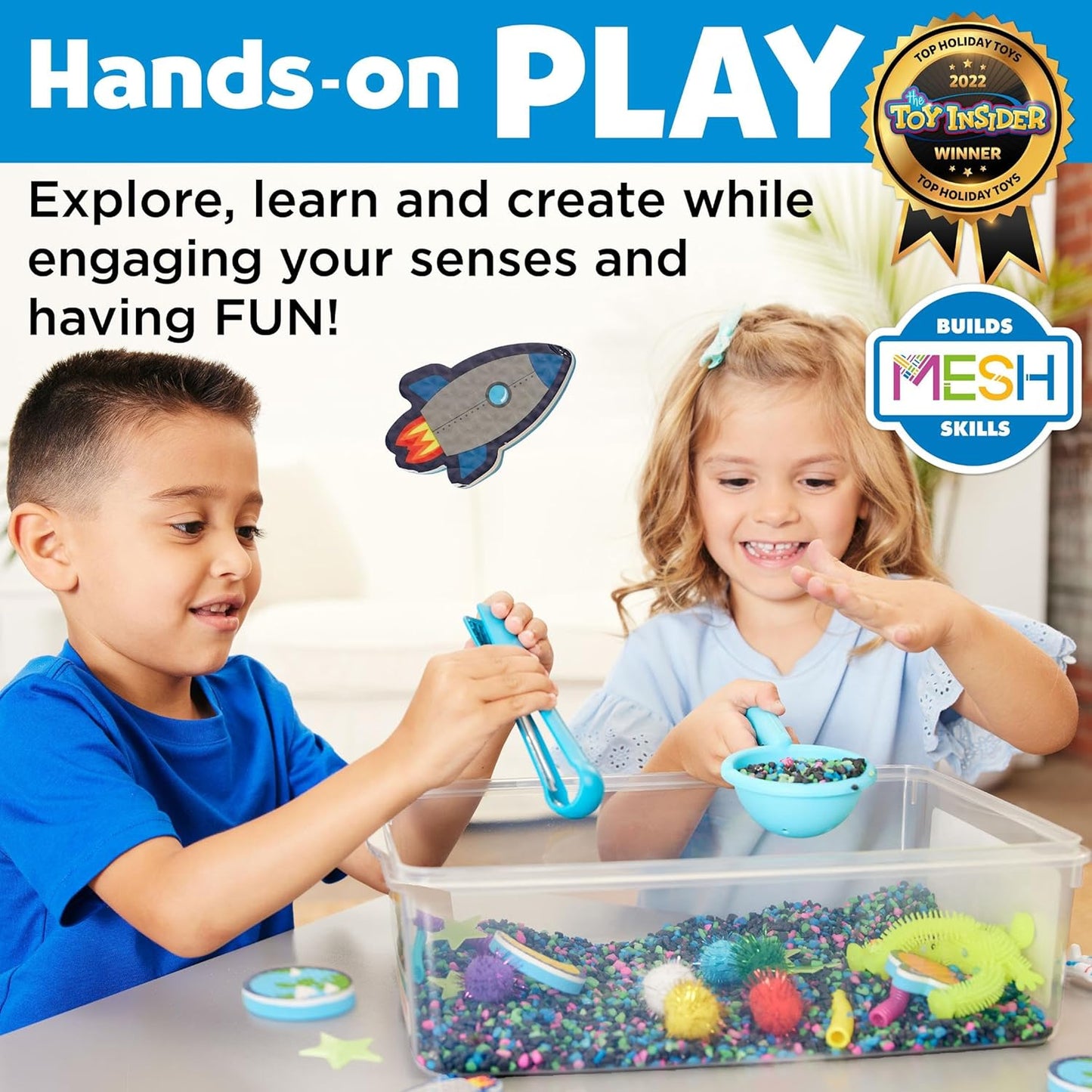 Sensory Bin: Outer Space Toys - Preschool and Toddler Sensory Toys
