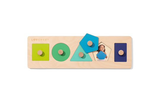 Friends of All Shapes Puzzle - Montessori Toddler Toy, Ages 16 Months+